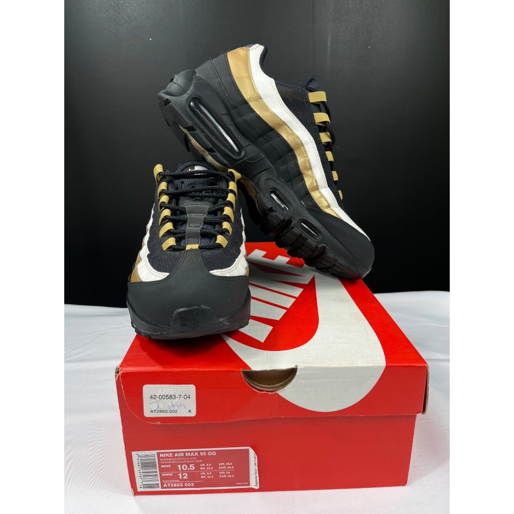Nike Mens Air Max 95 Og Athletic Sneakers Size 10.5 Sku 7375
